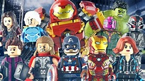 LEGO Marvel : Avengers: Age of Ultron Minifigures - Showcase - YouTube