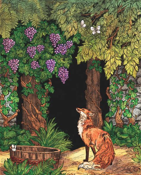 The Fox And The Grapes By Dreoilin On Deviantart