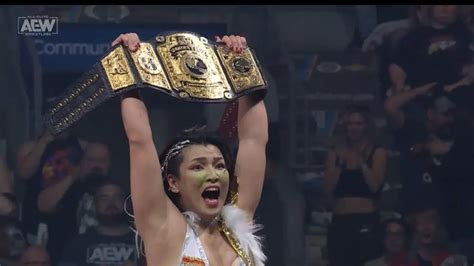 Shida Wins Aew Women S Championship At Dynamite October