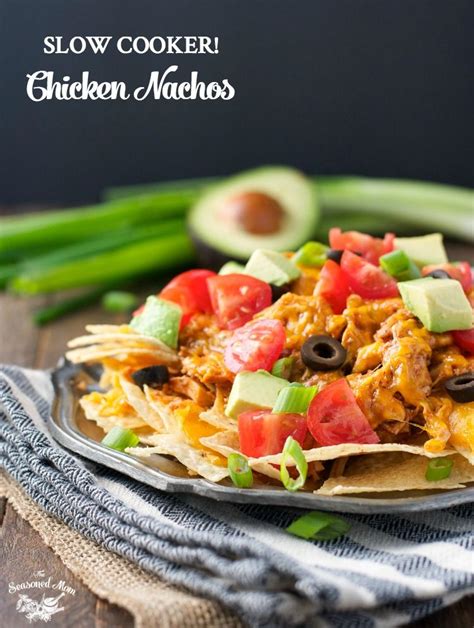 Slow Cooker Chicken Nachos Appetizers Appetizers For Party