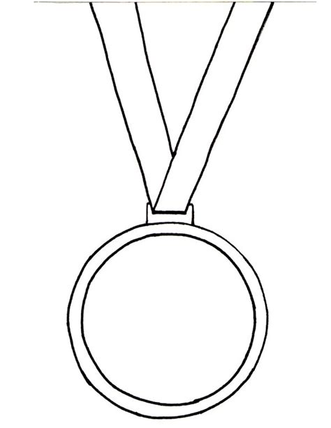 Gold Medal Coloring Page At Free Printable Colorings