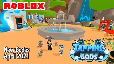 Roblox Tapping Gods New Codes April 2021 Youtube