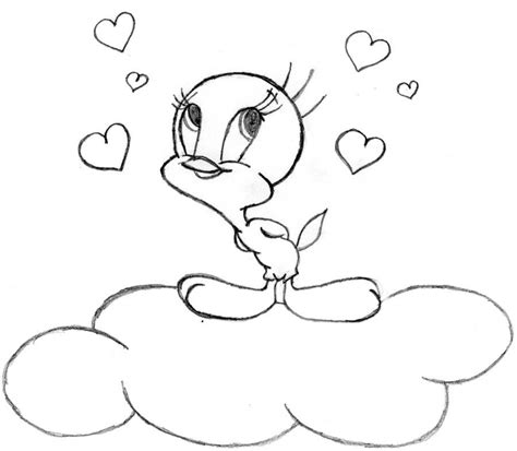 Looney Tunes Tweety Bird Drawing