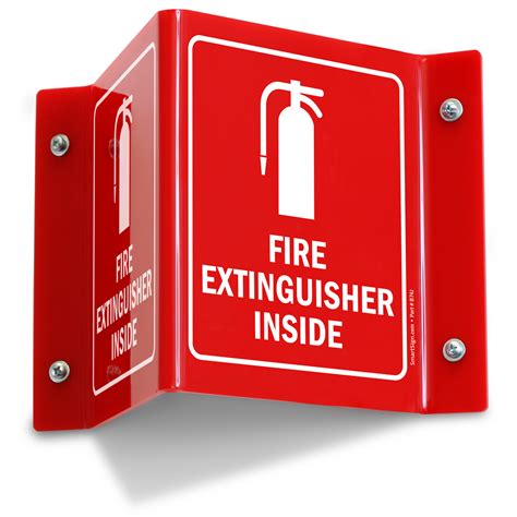 Does your building require fire extinguishers throughout? Fire Extinguisher Inside Signs | Free Shipping on $25+ orders