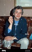 Der Deutsche Schauspieler Michael Ande Bei Einer Zigarette, 1980er ...