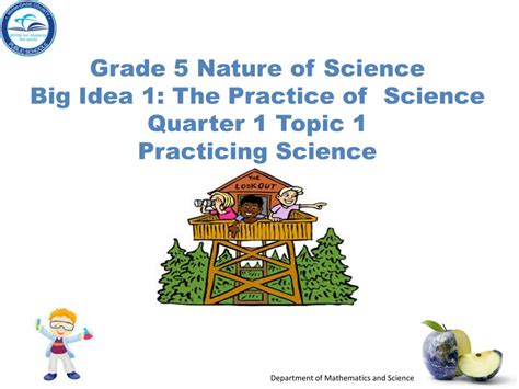 Ppt Grade 5 Nature Of Science Big Idea 1 The Practice Of Science