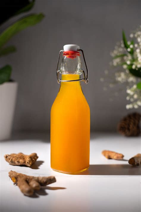 Turmeric Ginger Simple Syrup Kitchen Habit