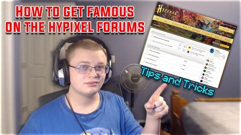 How To Get Popular On Hypixel Forums Tips And Tricks From Sykese