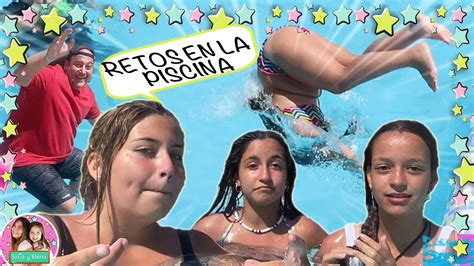 Vacaciones En Familia Retos En La Picina Con Mis Amigas Retos En Las Piscinas Del Hotel