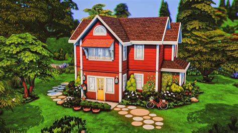 Swedish Cottage Swedish House Sims 4 House Building Sims 4 Build