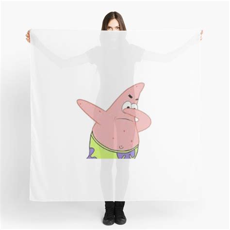 Patrick Star Dabbing Scarf For Sale By Lukewoodsdesign Redbubble