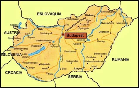 Muestra los mapas sin necesidad de internet. Europa Online: Hungria