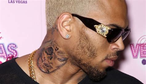 Did These Tattoos Take It Too Far Some People Say Yes Chris Brown