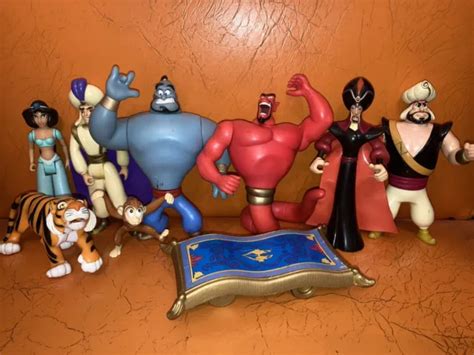 Aladdin Mixed Action Figure Lot Mattel Vintage 1992 Disney Genie