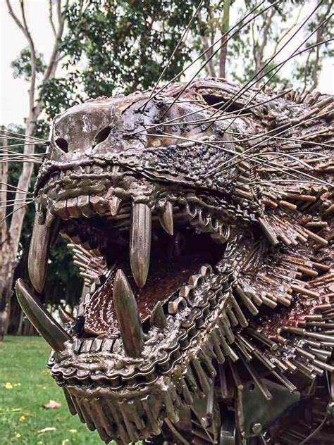 A Renewed Cultural Storm Of Metal Art Sculpture Using 100 Recycled