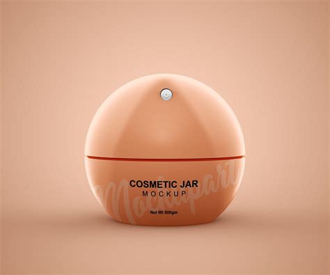 Free Round Cosmetic Jar Mockup Psd Mockuphut Exclusive