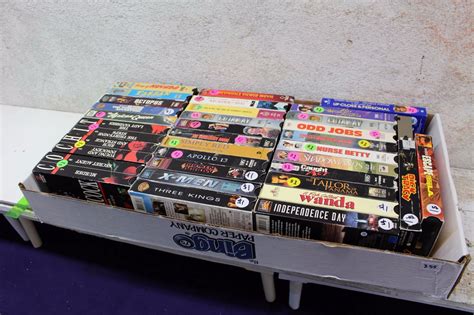 Large Box Of Assorted Vhs Movies 35