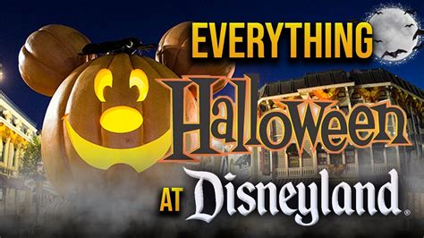 Everything Halloween At The Disneyland Resort Youtube