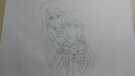 Sinon X Kirito By Pikarty10 On Deviantart