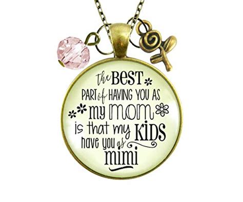 Gutsy Goodness Mimi Necklace Best Part You As Mom Kids
