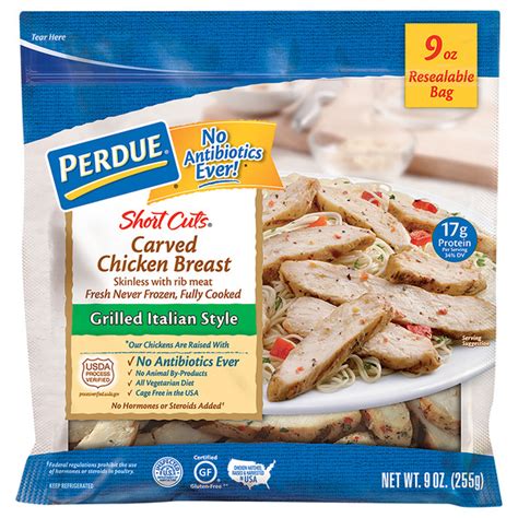 Save On Perdue Short Cuts Carved Chicken Breast Grilled Italian Style Fresh Order Online