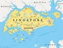 Singapore Map - Guide of the World