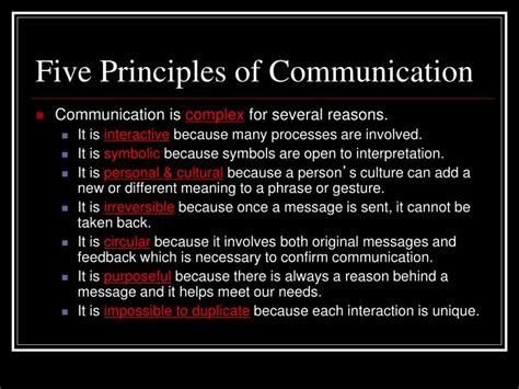 The basic principles of communication alethea lester com200: PPT - The Communication Process PowerPoint Presentation ...