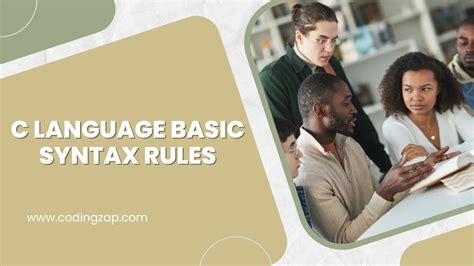C Language Basic Syntax Rules