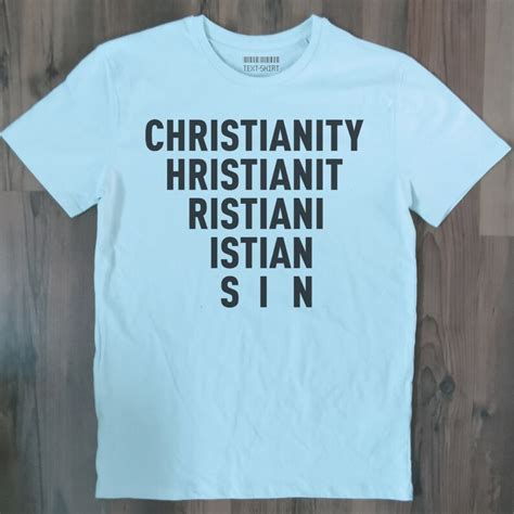 Christianity T Shirt For Women And Men Religion Funny Etsy