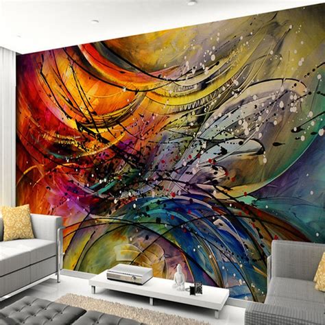 Abstract Mural Painting Painting Watercolor