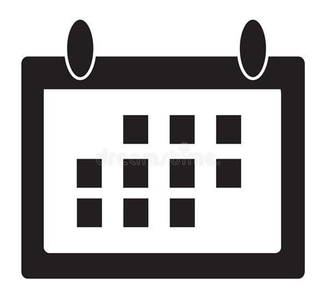 Calendar Icon On White Background Flat Style Calendar Icon For Your