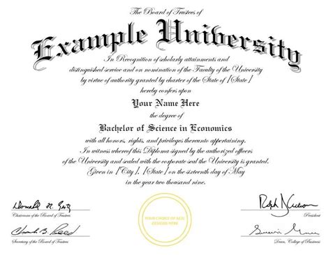Printable Fake College Diplomas Degree Images And Photos Finder
