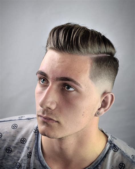 16 exemplary mens hairstyles undercut fade with side part