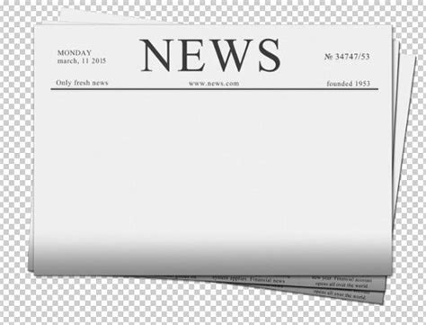 A newspaper report is a news story found in newspapers and are designed to provide people with features of a newspaper report. Blank newspaper by Neirfy on @creativemarket | Newspaper template, Blank newspaper, Newspaper ...