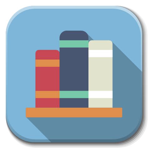 Apps Library Icon Flatwoken Iconset Alecive