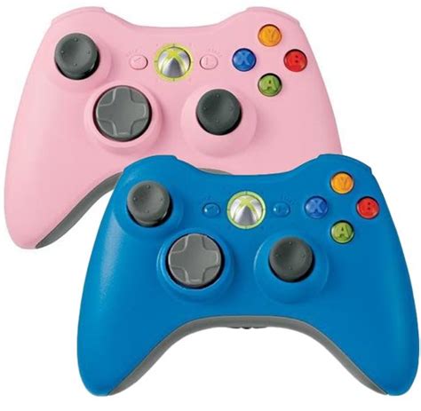 Pink And Blue Xbox 360 Controllers Now Available Technabob