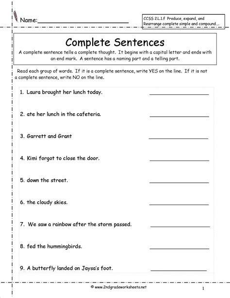 17 Compound Complex Sentences Worksheet