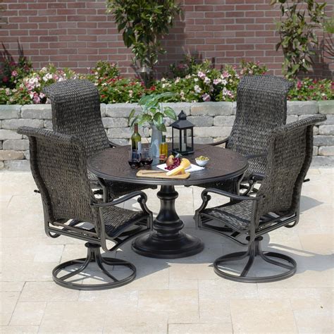 Round Dining Table Set For 5 Goimages Point