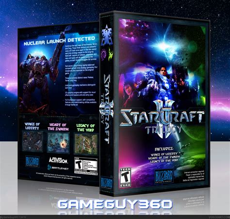 Viewing Full Size Starcraft Ii Trilogy Box Cover