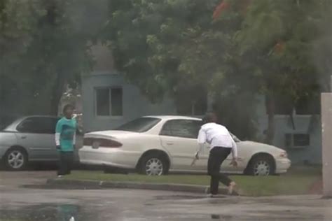 Watch Florida Man Chases People Dressed As A Zombie Not A Great Idea