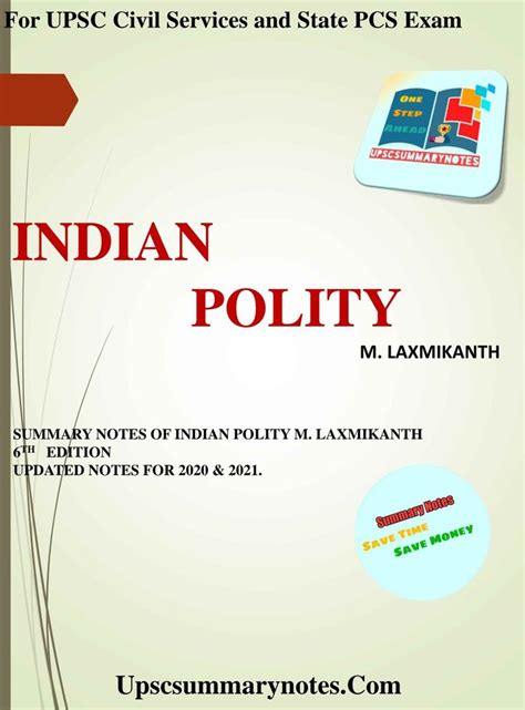 Indian Polity M Laxmikanth Th Edition Notes