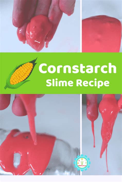 2 Ingredient Cornstarch Slime Recipe No Glue Or Borax