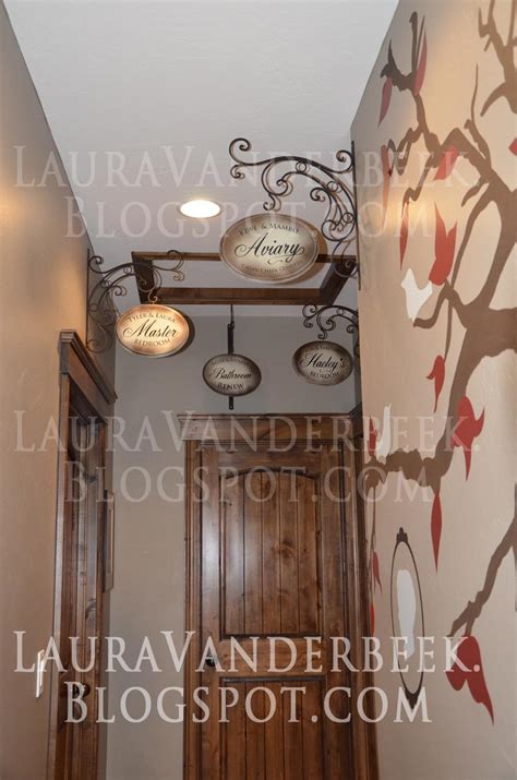 Laura Vanderbeek Hallway Signs Home Decorating Fun