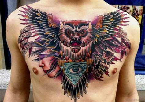 50 Attractive Owl Tattoos Designs On Chest Tattoo Designs
