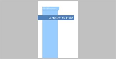 Introduction à la gestion de projet cours de base avec exemples