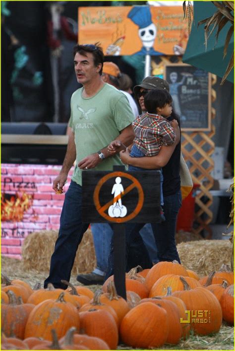 Chris Noth Pumpkin Picking With Orion Photo 2312521 Celebrity