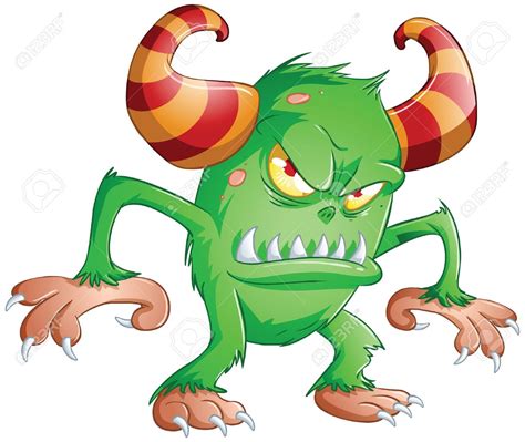Scary Monster Clipart Free Clipart Images Clipartcow Image Gambaran