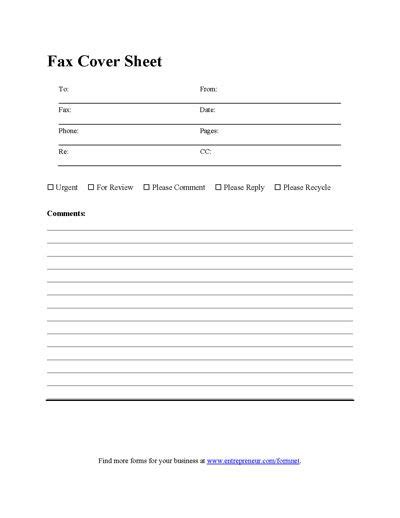 This fax cover sheet pdf template is document available for download below. Blank Fax Cover Sheet - Printable PDF | Cover pages ...