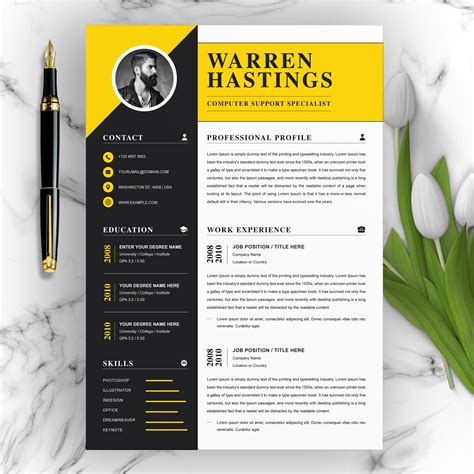 Creative Resume Templates The Best 50 Designs Free Download