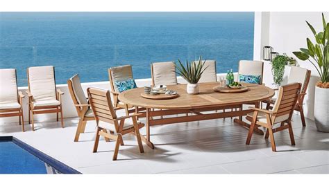 Buy Quebec 13-Piece Outdoor Dining Setting | Harvey Norman AU